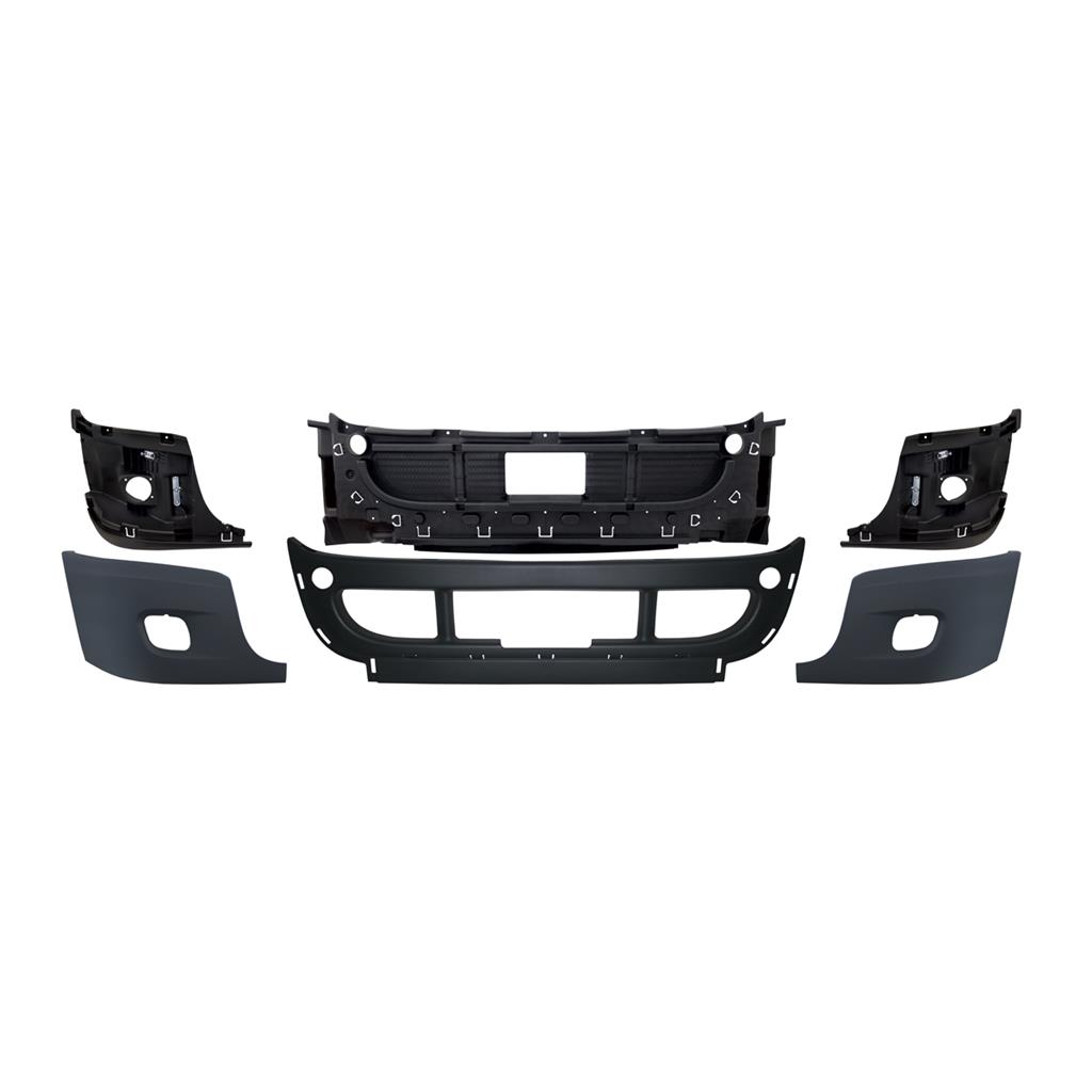 CASCADIA COMPLETE BUMPER ASSEMBLY IN PLASTIC 2008-2017 (WITH FOG LIGHT HOLE)