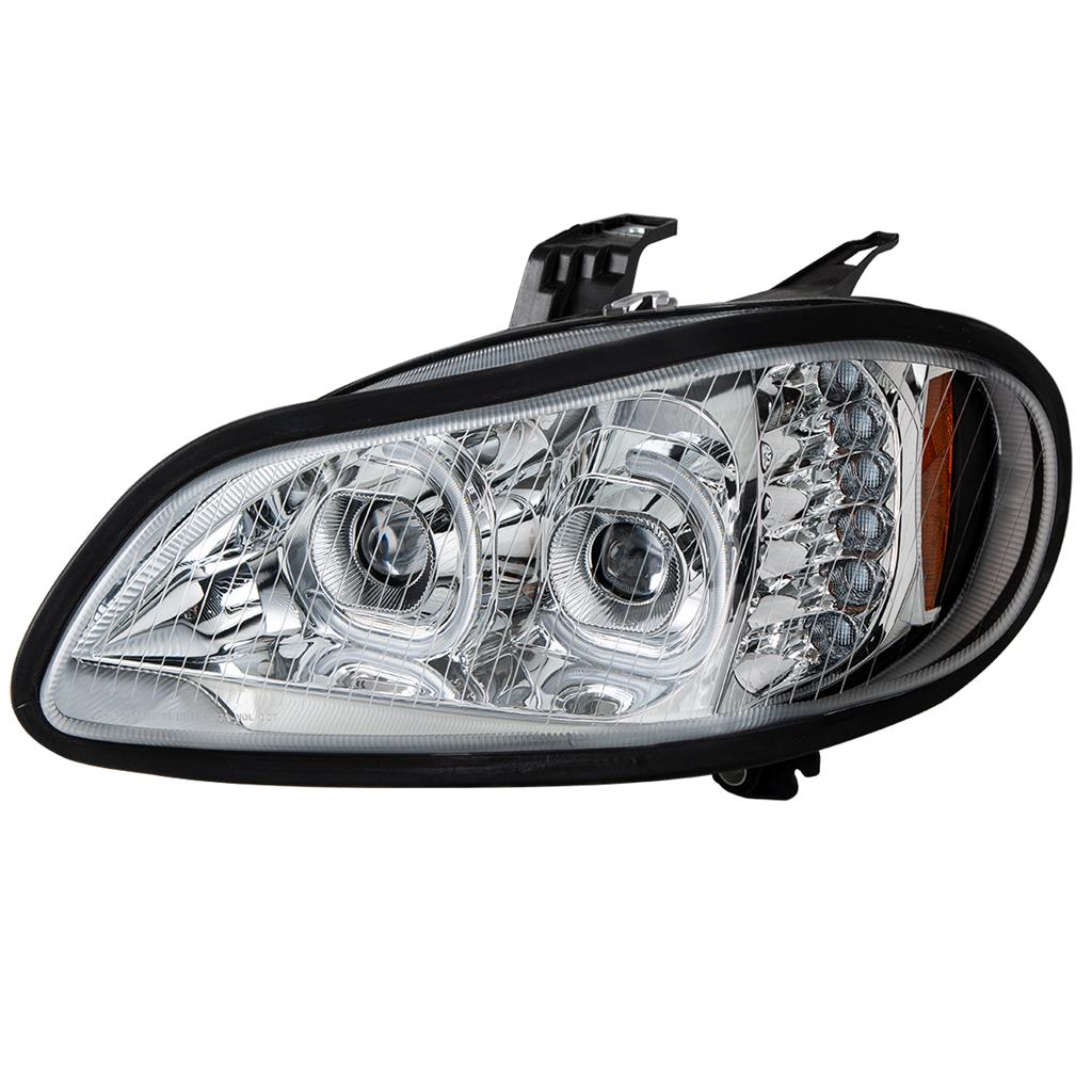 M2 LED HEADLIGHT 2002 & UP - LEFT SIDE (CHROME HOUSING)