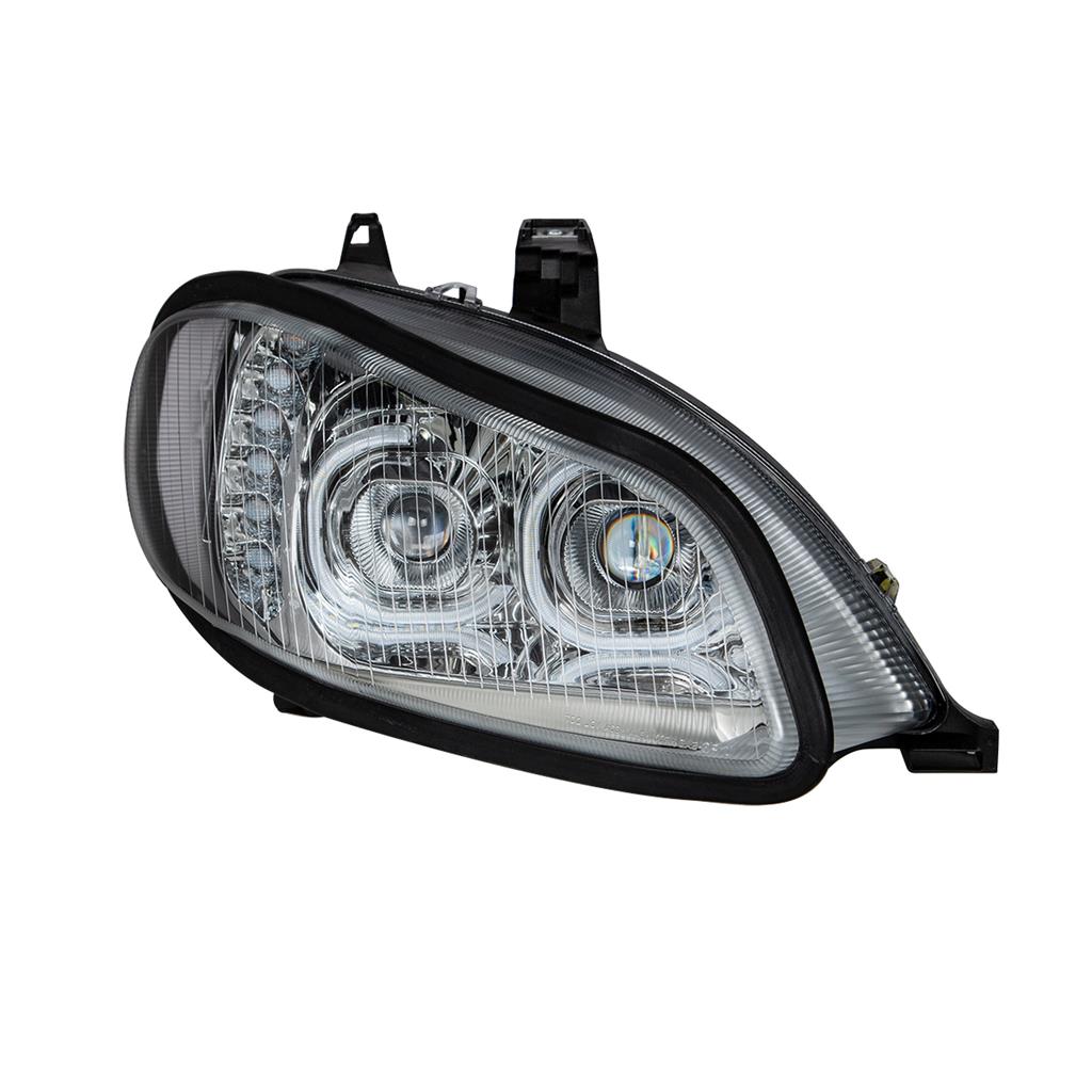 M2 LED HEADLIGHT 2002 & UP - RIGHT SIDE (CHROME HOUSING)