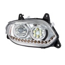 INTERNATIONAL LT 2017 & UP HEADLIGHT W/ LED BAR - RIGHT SIDE (CHROME HOUSING)