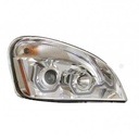 CASCADIA LED HEADLIGHT 2008-2022 (WHITE U-BAR) (CHROME HOUSING) - RIGHT SIDE