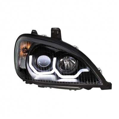 COLUMBIA LED HEADLIGHT 2001-2011 (U-BAR) (BLACK HOUSING) - RIGHT SIDE