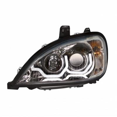 COLUMBIA LED HEADLIGHT 2001-2011 (U-BAR) (CHROME HOUSING) - LEFT SIDE