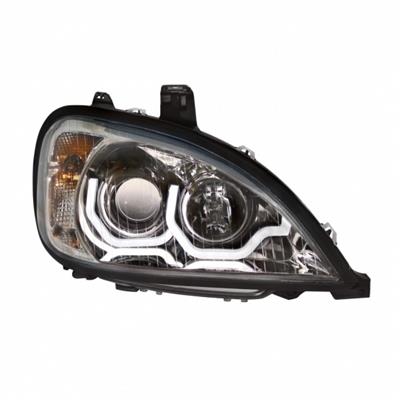 COLUMBIA LED HEADLIGHT 2001-2011 (U-BAR) (CHROME HOUSING) - RIGHT SIDE