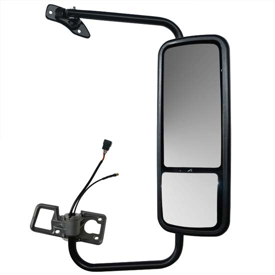 COLUMBIA/CENTURY-CLASS DOOR MIRROR ASSEMBLY HEATED ELECTRIC 2005 & UP (BLACK)- RIGHT SIDE