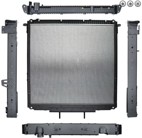 FREIGHTLINER CASCADIA P3 PLASTIC/ALUMINIUM RADIATOR WITH FRAME 2012-2022 (HOSE CONNECTION ON SAME SIDE)