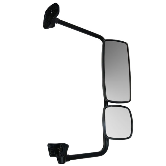 FREIGHTLINER M2 MANUAL DOOR MIRROR ASSY (BLACK) (FITS ALL YEARS) - RIGHT SIDE