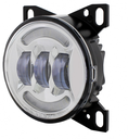 KENWORTH T660 LED FOG LIGHT WITH HALO RING (CHROME) - RIGHT SIDE ALSO FITS PETERBILT 579/587