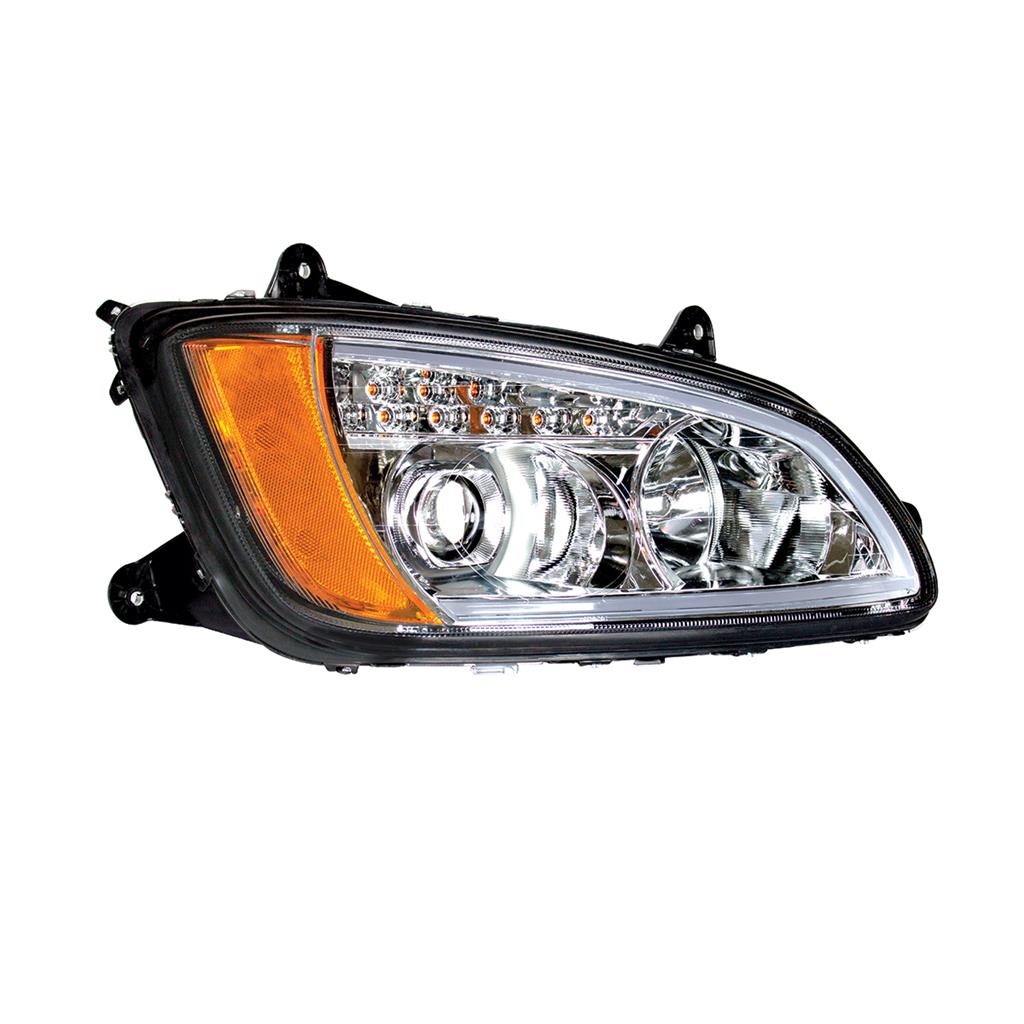 KENWORTH T660 LED HEADLIGHT "CHROME" RIGHT SIDE