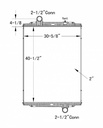 KW T660 PLASTIC/ALUMINUM RADIATOR 2007-2012 ALSO FITS KW W900