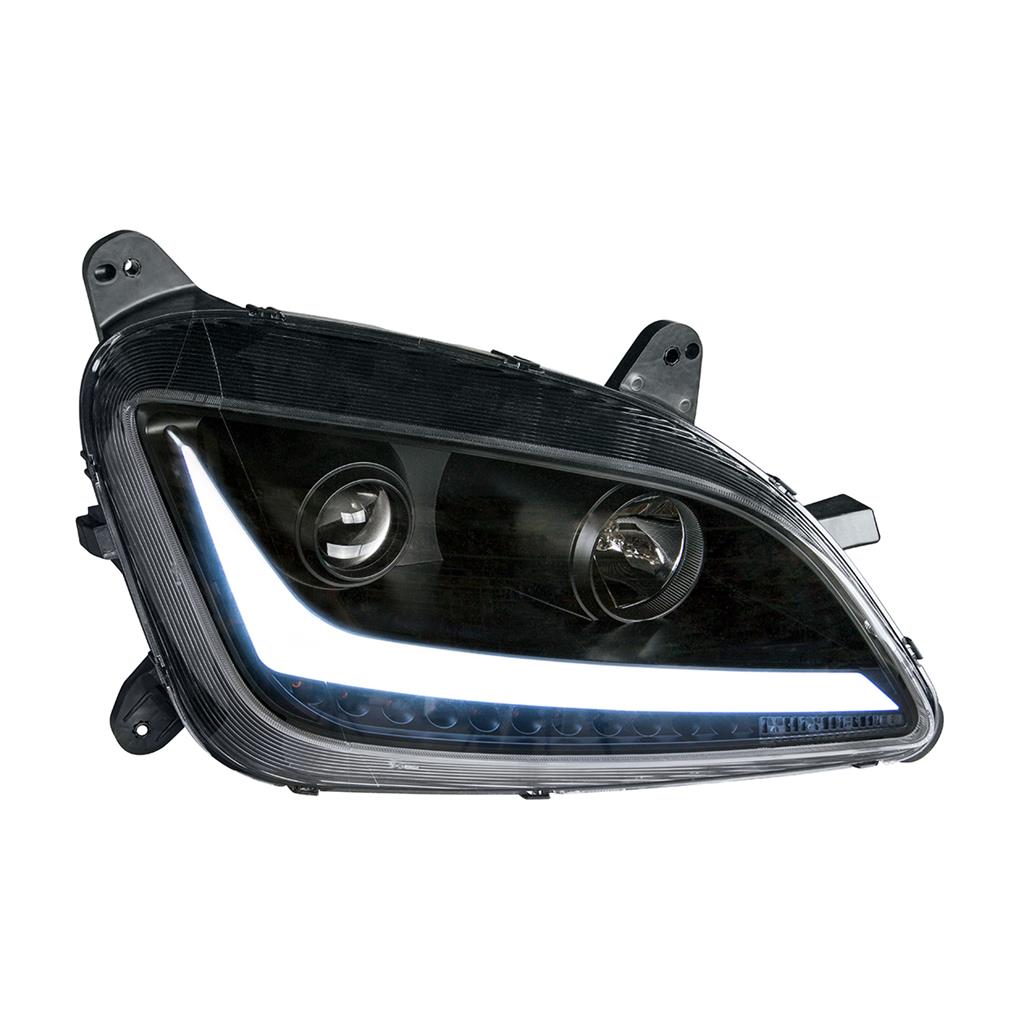 PETERBILT 579/587 LED PROJECTOR HEADLIGHT 2013-2022 (BLACK HOUSING) - RIGHT SIDE