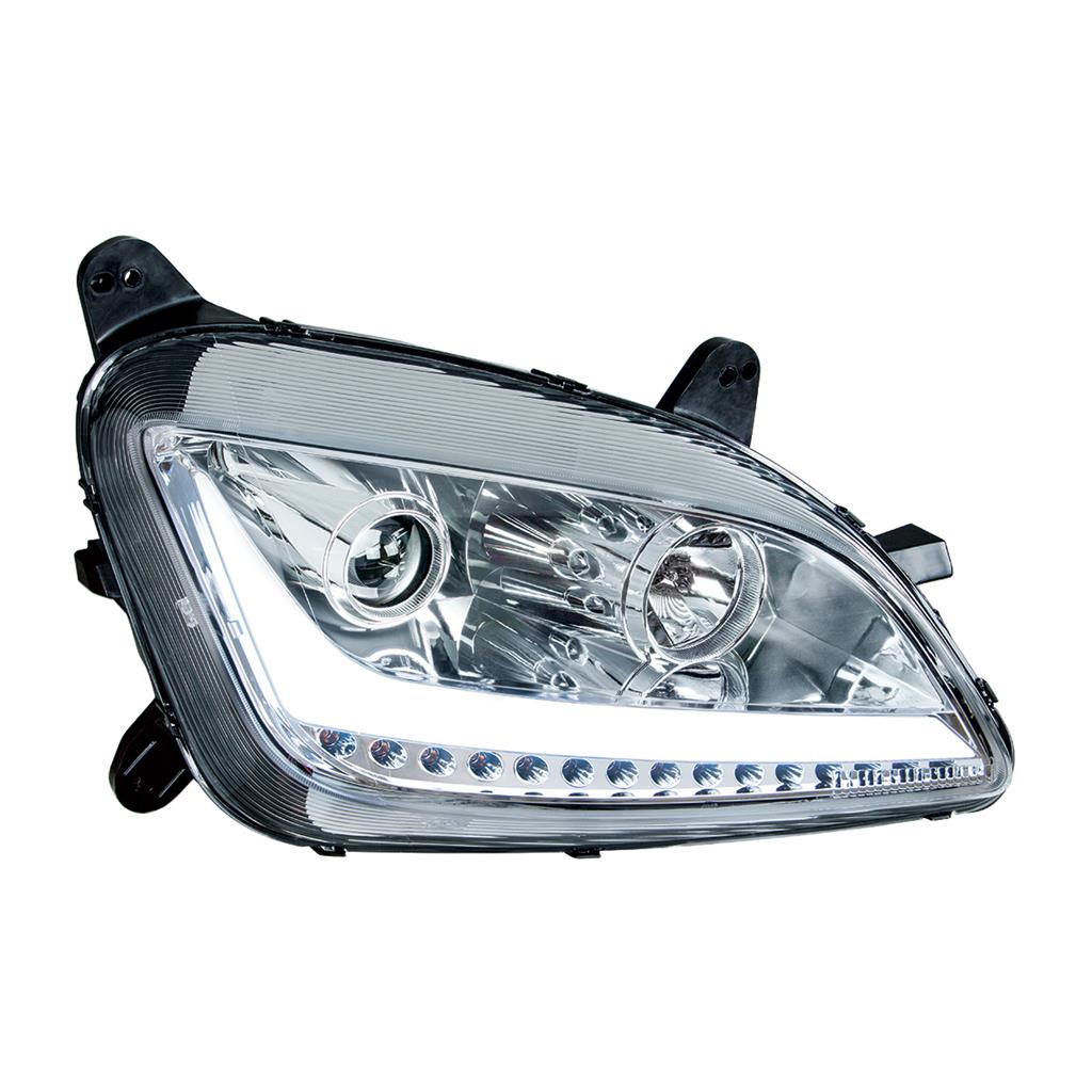 PETERBILT 579/587 LED PROJECTOR HEADLIGHT 2014-2017 (CHROME HOUSING) - RIGHT SIDE