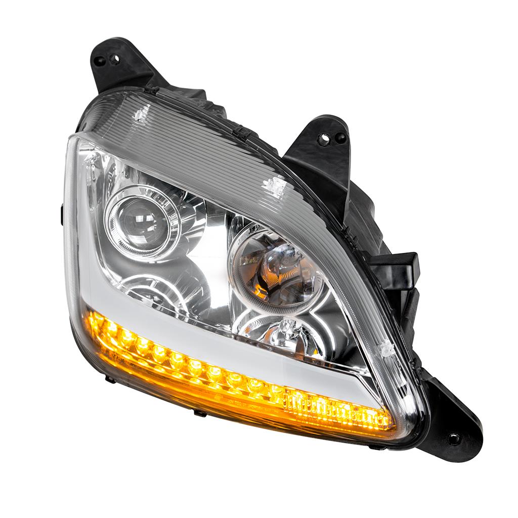 PETERBILT 579/587 LED PROJECTOR HEADLIGHT 2014-2017 (CHROME HOUSING) - RIGHT SIDE