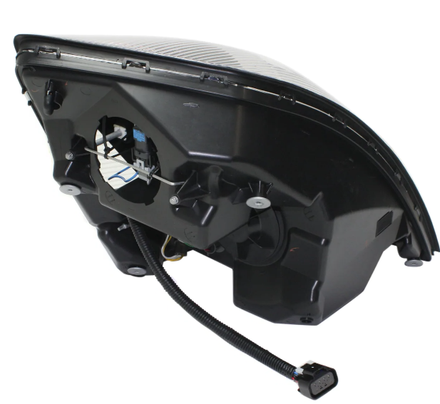 VOLVO VNL HEADLIGHT 2004-2017 (BLACK HOUSING) - LEFT SIDE