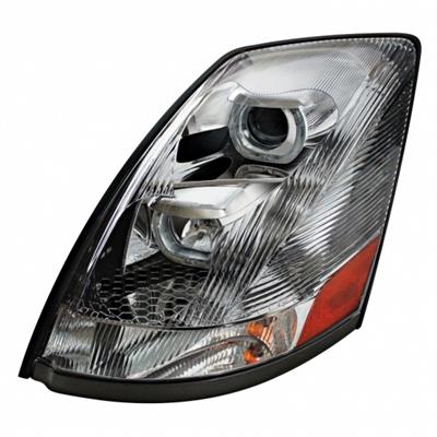 VNL LED HEADLIGHT 2004-2017 (U BAR) (CHROME HOUSING) - LEFT SIDE