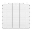 PETERBILT 389 BILLSET STYLE ALUMINUM GRILLE INSERT W/ HORIZONTAL BARS