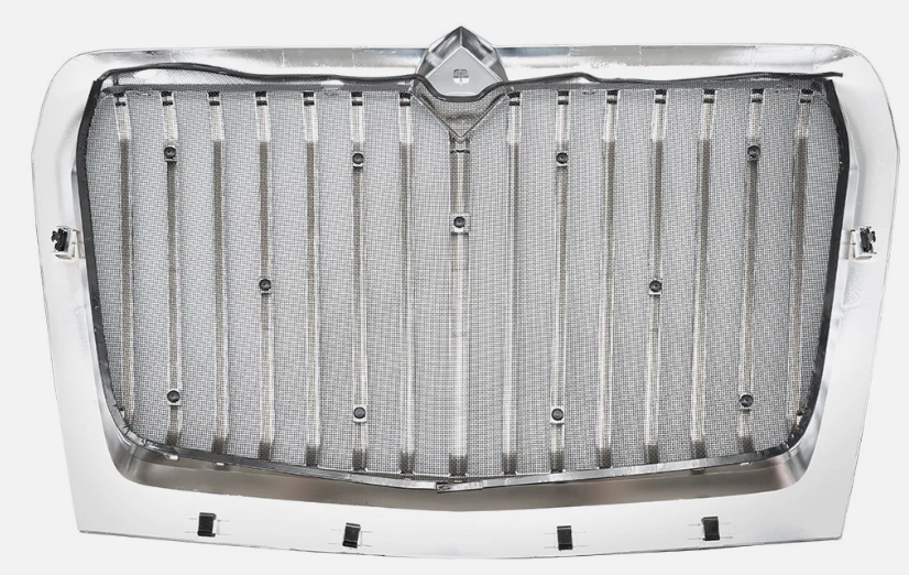 INTERNATIONAL LT625 2018 & UP CHROME GRILLE W/ BUGSCREEN (OE STYLE)
