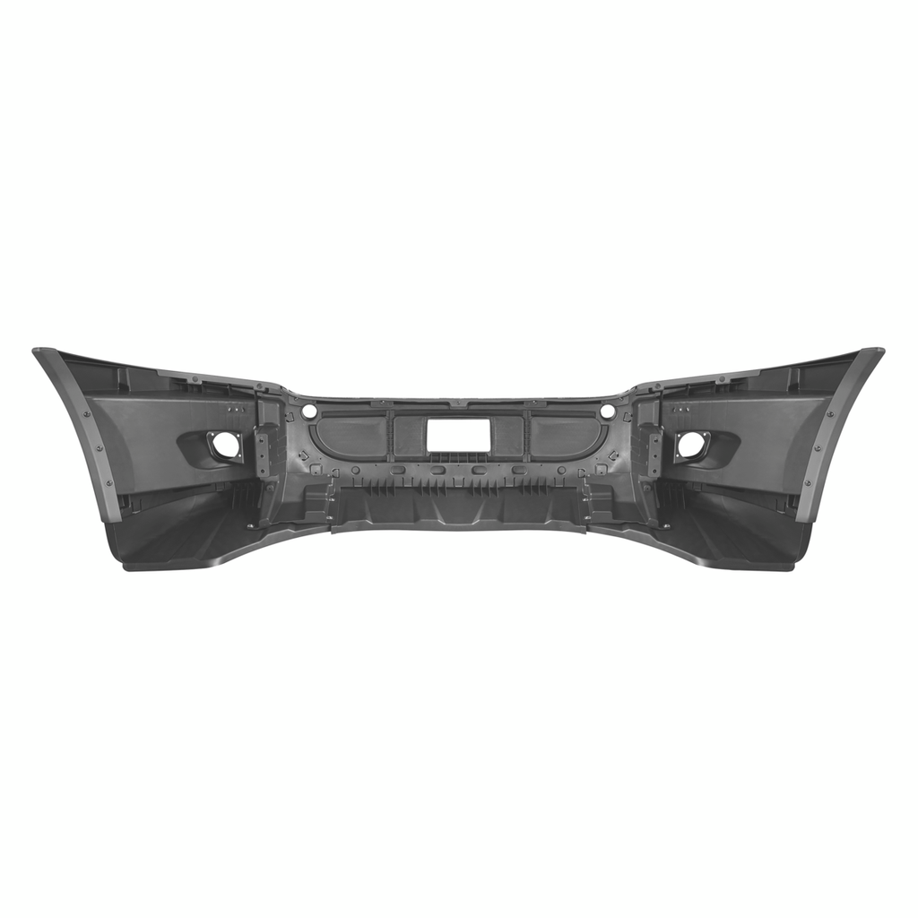 CASCADIA 2008-2017 COMPLETE PLASTIC BUMPER WITH FOG LIGHT HOLES WITH CHROME OVERLAY
