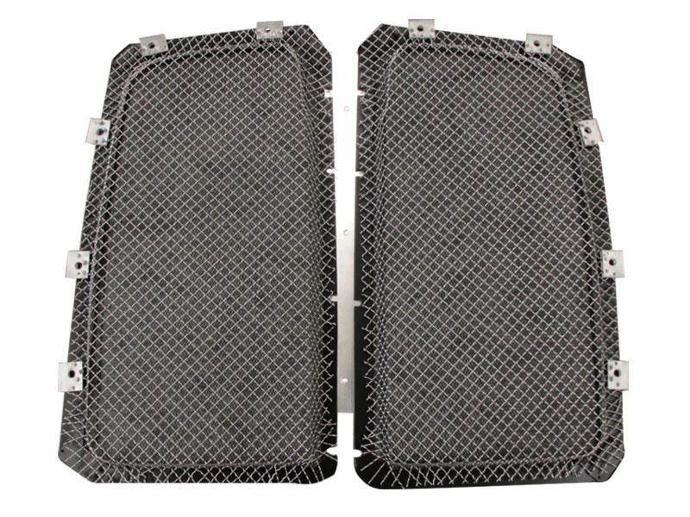 KENWORTH T660 CHROME GRILLE MESH SCREEN WITH BUGSCREENS (COMPLETE SET)