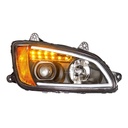 KENWORTH T660 HEADLIGHT LED "BLACKOUT" RIGHT SIDE