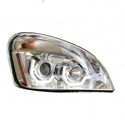 CASCADIA PROJECTION HEADLIGHT 2008-2022 (WHITE LED U-BAR) (CHROME HOUSING) - RIGHT SIDE