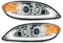 PROSTAR LED HEADLIGHTS 2008-2017 (PAIR) (CHROME HOUSING) (LED BAR AND LED TURN SIGNALS)