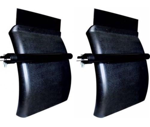 24" X 24" BLACK POLY QUARTER FENDER KIT (PAIR)