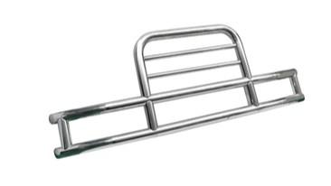 POLISHED BUMPER GUARD IN STAINLESS STEEL (2 BARS IN MIDDLE DESIGN) (UNIVERSAL)