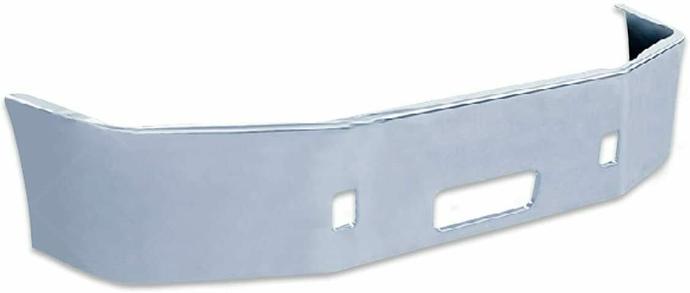 PETERBILT 386 18" CHROME BUMPER W/STEP/TOW - NO FOG LIGHT HOLE