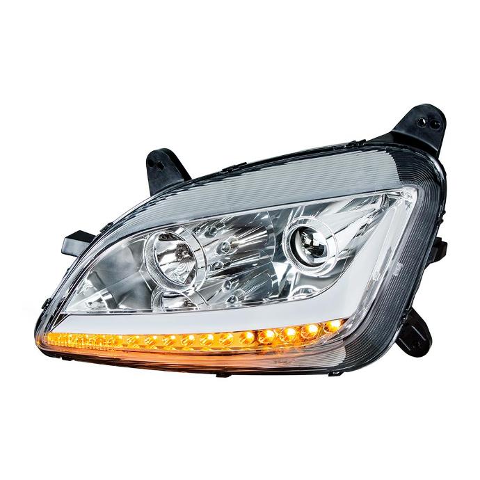 PETERBILT 579/587 LED PROJECTOR HEADLIGHT 2014-2017 (CHROME HOUSING) - LEFT SIDE