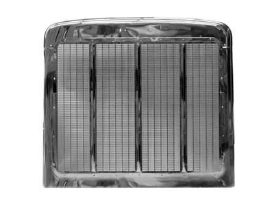 PETERBILT 379 SHORT GRILLE COMPLETE ASSY IN STAINLESS STEEL