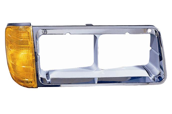 FLD112/120 1 PIECE HEADLIGHT BEZEL & TURN SIGNAL ASSY - RIGHT SIDE