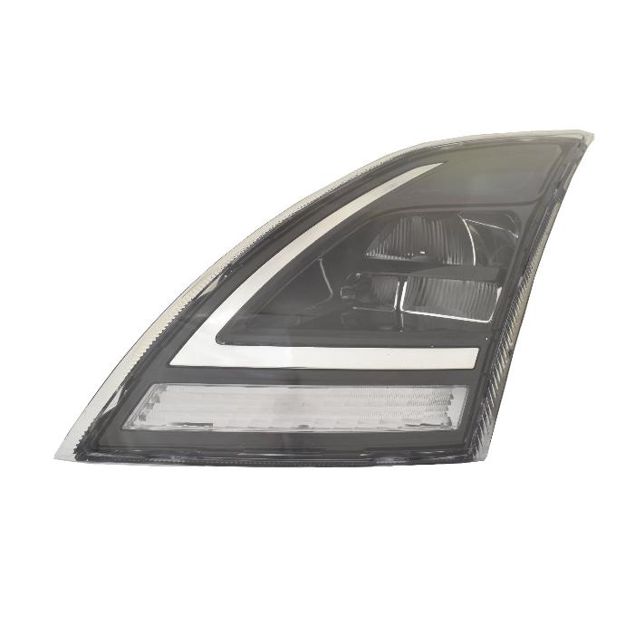 Volvo VNL/VNR 2018 & UP HEADLIGHT ASSEMBLY W/ SILVER DRL BAR (W/ LED MODULE) - LEFT SIDE