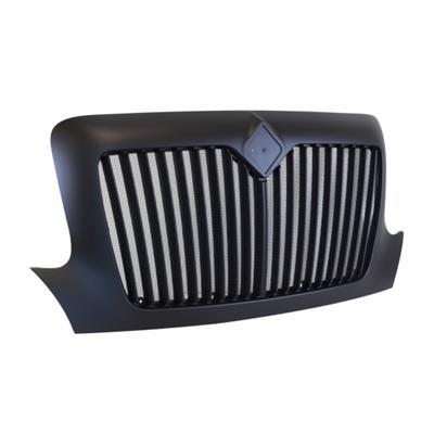 INTERNATIONAL 4200/4300/4400 GRILLE W/ BUGSCREEN - BLACK