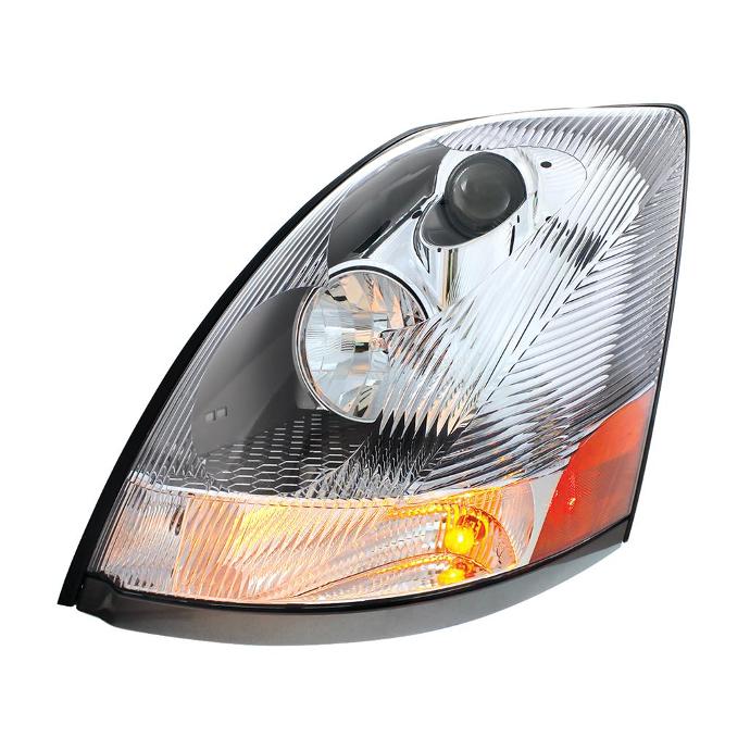 Volvo VNL HEADLIGHT 2004-2017 (CHROME HOUSING) - LEFT SIDE
