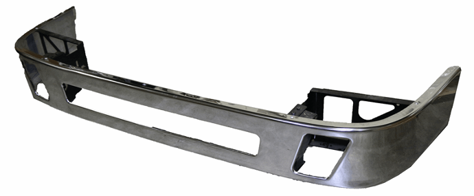 Volvo VNL AERO ALUMINIUM BUMPER (OEM STYLE) W/ BRACKETS AND FOG LIGHT HOLES 2004-2017