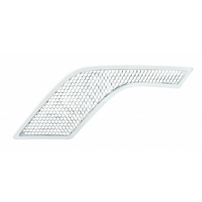 VOLVO VNL SIDE INTAKE GRILLE FOR HOOD 2004-2017 - LEFT SIDE (CHROME)