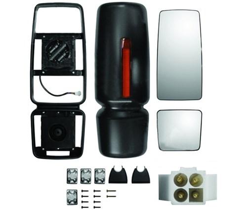 INTERNATIONAL DURASTAR HEATED MIRROR HEAD NEW STYLE (ELECTRIC)(BLACK) - LEFT SIDE