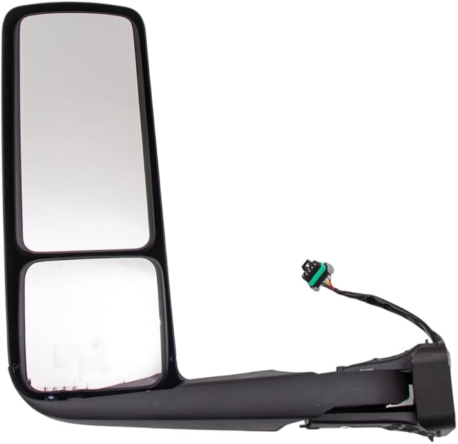 INTERNATIONAL LT 2018 & UP DOOR MIRROR ASSEMBLY - LEFT SIDE (BLACK)