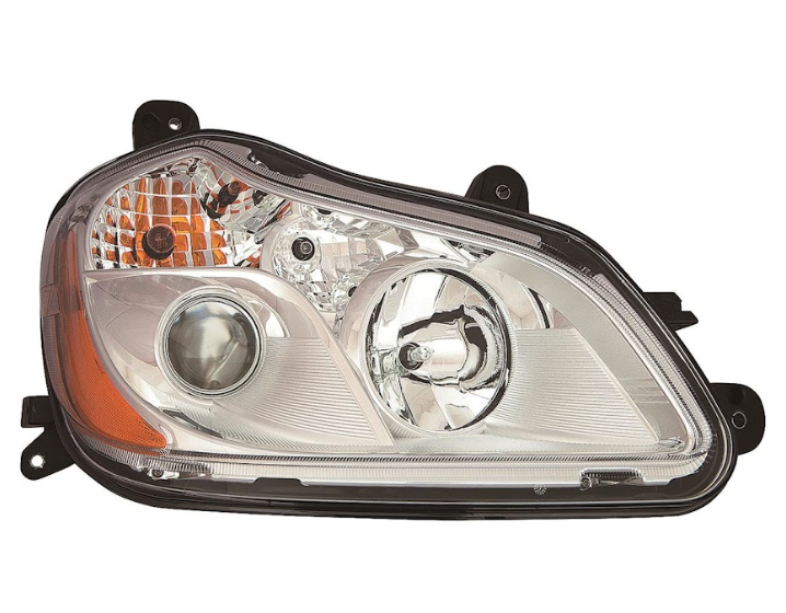 KENWORTH T680 HEADLIGHT ASSEMBLY HID W/ BALLAST - RIGHT SIDE (CHROME HOUSING)