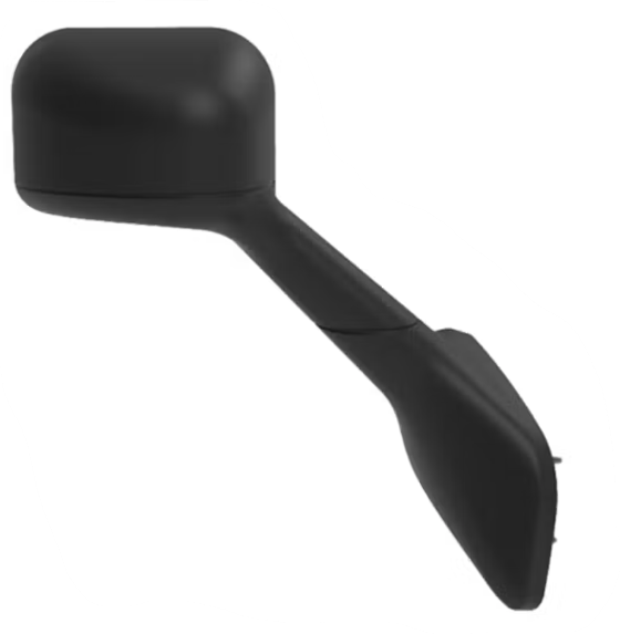 INTERNATIONAL LT HOOD MIRROR (BLACK) - RIGHT SIDE (MANUAL)(SWIVELS)