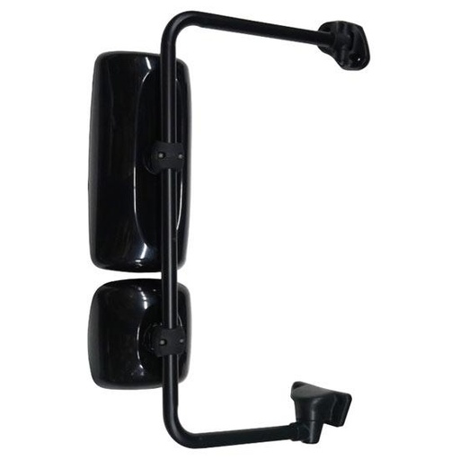 [FRE7046] FREIGHTLINER M2 MANUAL DOOR MIRROR ASSY (BLACK) (FITS ALL YEARS) - RIGHT SIDE