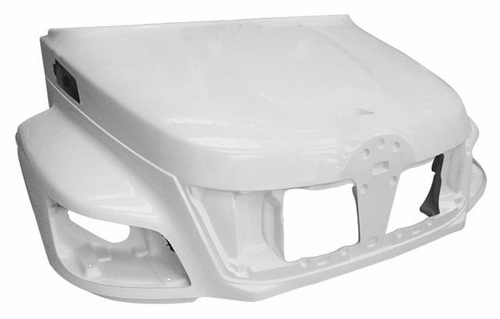 [HINO2109] HINO 238/358/368/338 HOOD 2005-2010 (FITS COMPOSITE HEADLIGHT - NO BEZEL)