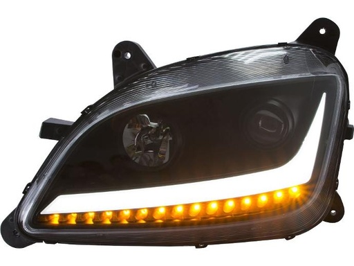 [PET6205] PETERBILT 579/587 LED PROJECTOR HEADLIGHT 2013-2022 (BLACK HOUSING) - LEFT SIDE