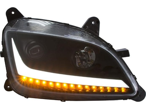 [PET6206] PETERBILT 579/587 LED PROJECTOR HEADLIGHT 2013-2022 (BLACK HOUSING) - RIGHT SIDE