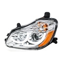 KENWORTH T680 PROJECTION HEADLIGHT W/ LED POSITION LIGHT FITS 2013 & UP (CHROME) - LH