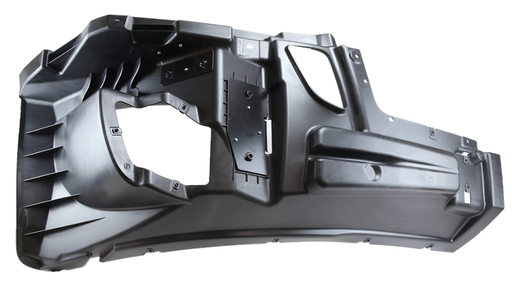 [FRE3822] FREIGHTLINER CASCADIA 2018 & UP BUMPER END REINFORCEMENT W/ FOG LIGHT HOLE - RIGHT SIDE