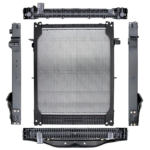 [RAD9050PA-F] FREIGHTLINER M2 RADIATOR WITH FRAME PLASTIC ALUMINIUM 2008-2015 34" X 31 1/4"