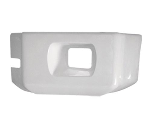 [KEN2352] T800 FIBERGLASS BUMPER END LH W/FOG LIGHTS 2005 & UP