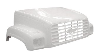 [GM2218] KODIAK/TOPKICK SL HOOD W/ MOULDED GRILLE 6500/7500/8500 1995-2002 42 1/4" CENTERLINE